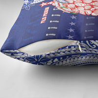 Northern Mariana Islands Christmas Pillow Cover Seashell Xmas Tree Tribal Waves DT05 - Polynesian Pride