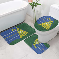 Solomon Islands Christmas Bathroom Set Seashell Xmas Tree Tribal Waves DT05 - Polynesian Pride