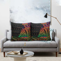 New Caledonia Christmas Pillow Cover Seashell Xmas Tree Tribal Waves DT05 - Polynesian Pride