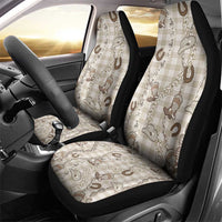 Hawaii Palaka Cowboy Car Seat Cover Shell Maile Lei With Western Patterns DT05 - Polynesian Pride