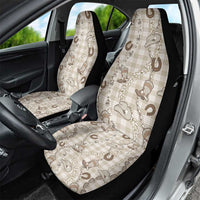 Hawaii Palaka Cowboy Car Seat Cover Shell Maile Lei With Western Patterns DT05 - Polynesian Pride