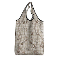Hawaii Palaka Cowboy Grocery Bag Shell Maile Lei With Western Patterns DT05 - Polynesian Pride