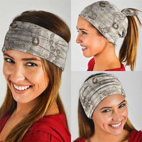 Hawaii Palaka Cowboy Neck Gaiter Shell Maile Lei With Western Patterns DT05 - Polynesian Pride