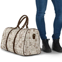 Hawaii Palaka Cowboy Travel Bag Shell Maile Lei With Western Patterns DT05 - Polynesian Pride