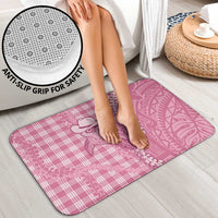 Pink Hawaii Palaka Cowboy Turtle Bathroom Set Hawaiian Paniolo Puakenikeni Maile Lei DT05 - Polynesian Pride