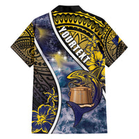 Personalised Tokelau Hawaiian Shirt National Badge Waves Style DT05 - Polynesian Pride