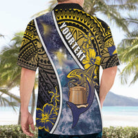 Personalised Tokelau Hawaiian Shirt National Badge Waves Style DT05 - Polynesian Pride