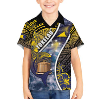 Personalised Tokelau Hawaiian Shirt National Badge Waves Style DT05 - Polynesian Pride