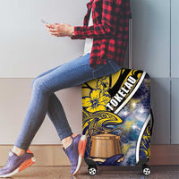 Tokelau Luggage Cover National Badge Waves Style DT05 - Polynesian Pride