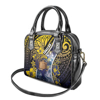 Tokelau Shoulder Handbag National Badge Waves Style DT05 - Polynesian Pride
