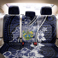 Pitcairn Islands Back Car Seat Cover Coat Of Arms Waves Style DT05 - Polynesian Pride