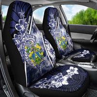 Pitcairn Islands Car Seat Cover Coat Of Arms Waves Style DT05 - Polynesian Pride