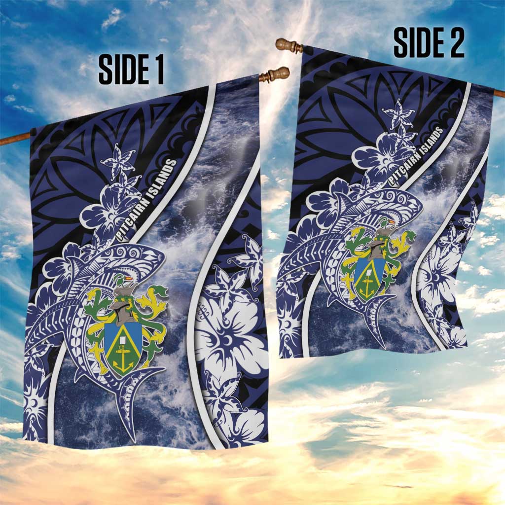 Pitcairn Islands Garden Flag Coat Of Arms Waves Style DT05 - Polynesian Pride