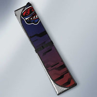 Samoa Wrestling Auto Sun Shade Polynesian Warrior Funny Style DT05 - Polynesian Pride