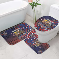 Samoa Wrestling Bathroom Set Polynesian Warrior Funny Style DT05 - Polynesian Pride