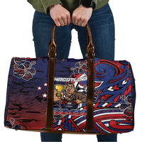 Samoa Wrestling Travel Bag Polynesian Warrior Funny Style DT05 Navy - Polynesian Pride