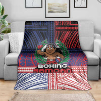 Samoa Boxing Blanket Samoan Boxer Funny Style DT05 - Polynesian Pride