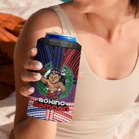 Personalised Samoa Boxing 4 in 1 Can Cooler Tumbler Samoan Boxer Funny Style DT05 - Polynesian Pride