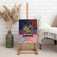 Samoa Boxing Canvas Wall Art Samoan Boxer Funny Style DT05 - Polynesian Pride