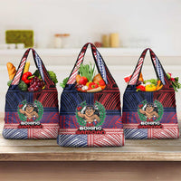 Samoa Boxing Grocery Bag Samoan Boxer Funny Style DT05 3-pack One Size Red - Polynesian Pride