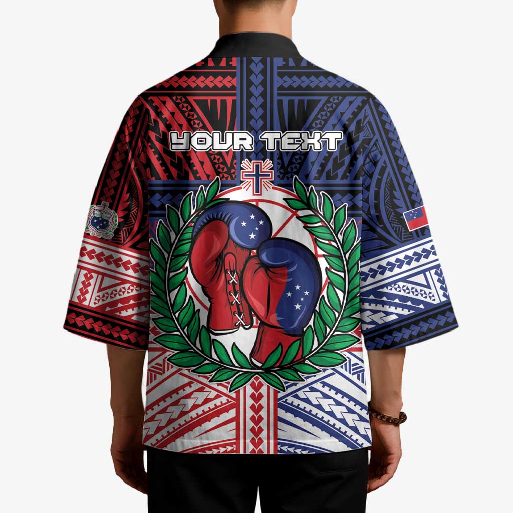 Personalised Samoa Boxing Kimono Samoan Boxer Funny Style DT05 - Polynesian Pride