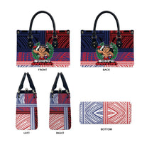 Samoa Boxing Leather Bag Samoan Boxer Funny Style DT05 - Polynesian Pride