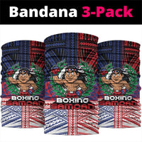 Samoa Boxing Neck Gaiter Samoan Boxer Funny Style DT05 package One Size: 25*50cm Red - Polynesian Pride