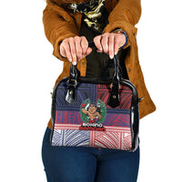 Samoa Boxing Shoulder Handbag Samoan Boxer Funny Style DT05 One Size Red - Polynesian Pride