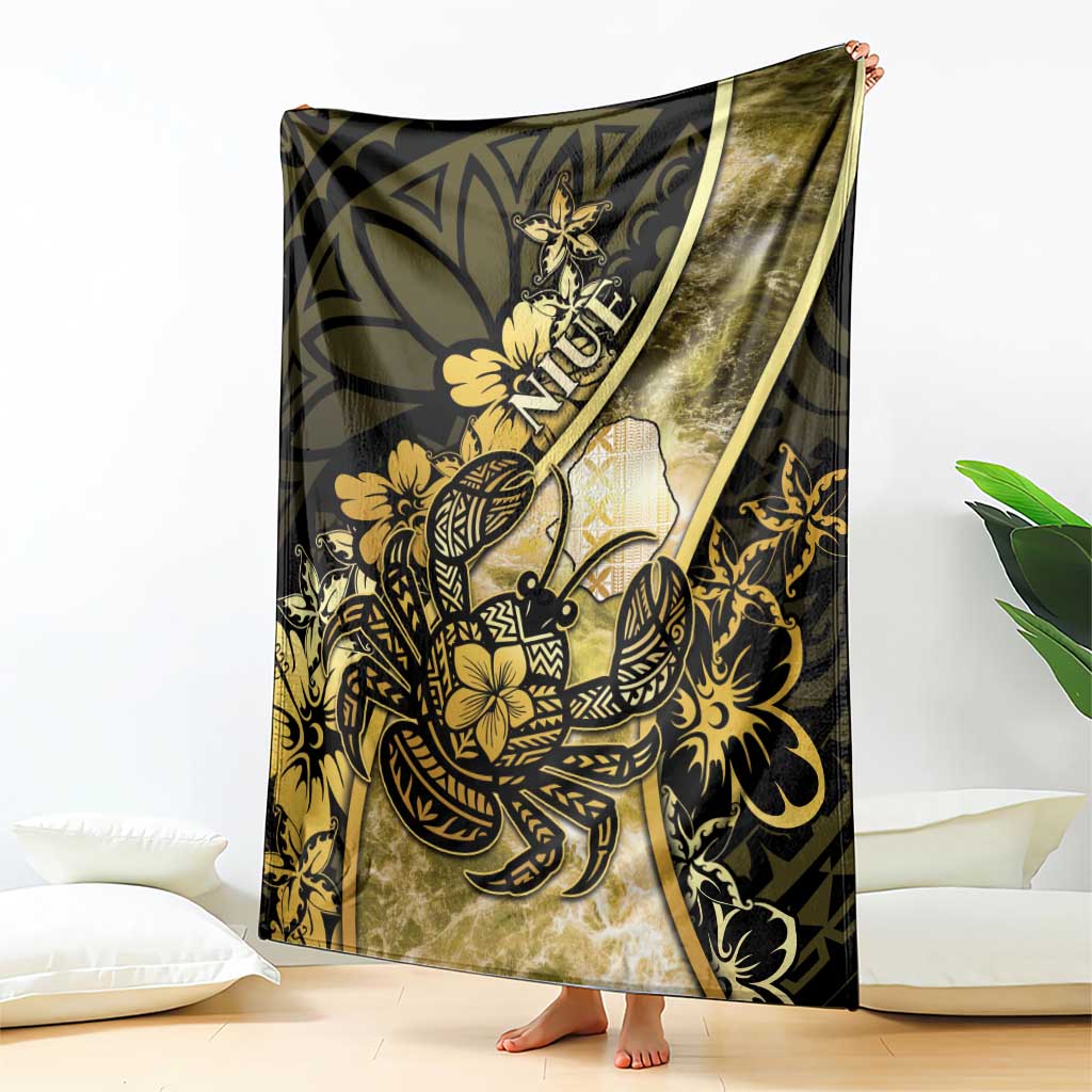 Niue Blanket Niuean Crab Waves Style DT05 - Polynesian Pride