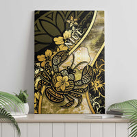 Niue Canvas Wall Art Niuean Crab Waves Style DT05 - Polynesian Pride