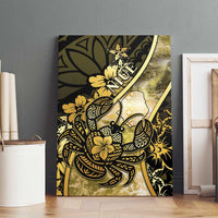 Niue Canvas Wall Art Niuean Crab Waves Style DT05 - Polynesian Pride
