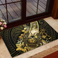 Niue Rubber Doormat Niuean Crab Waves Style DT05 - Polynesian Pride