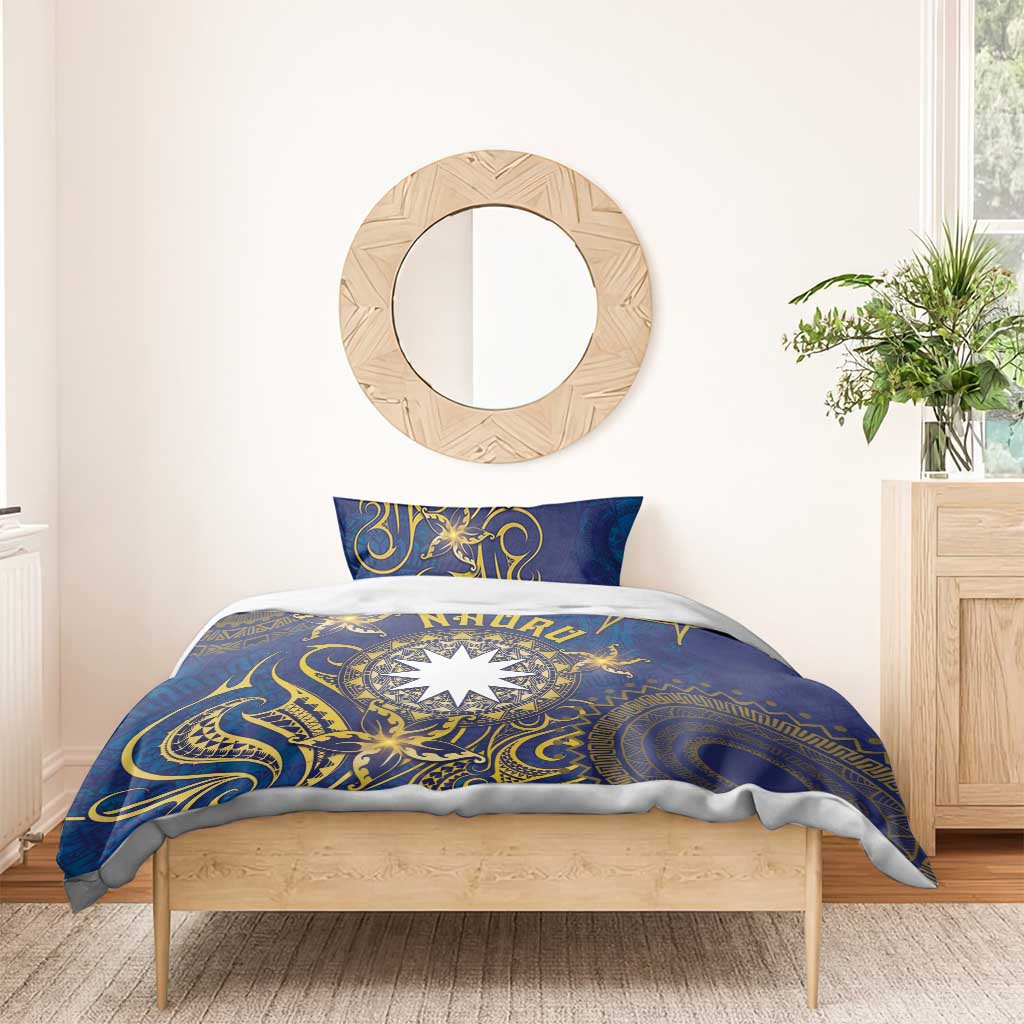 Nauru Bedding Set Hibiscus Polynesian Tribal Pattern DT05 - Polynesian Pride