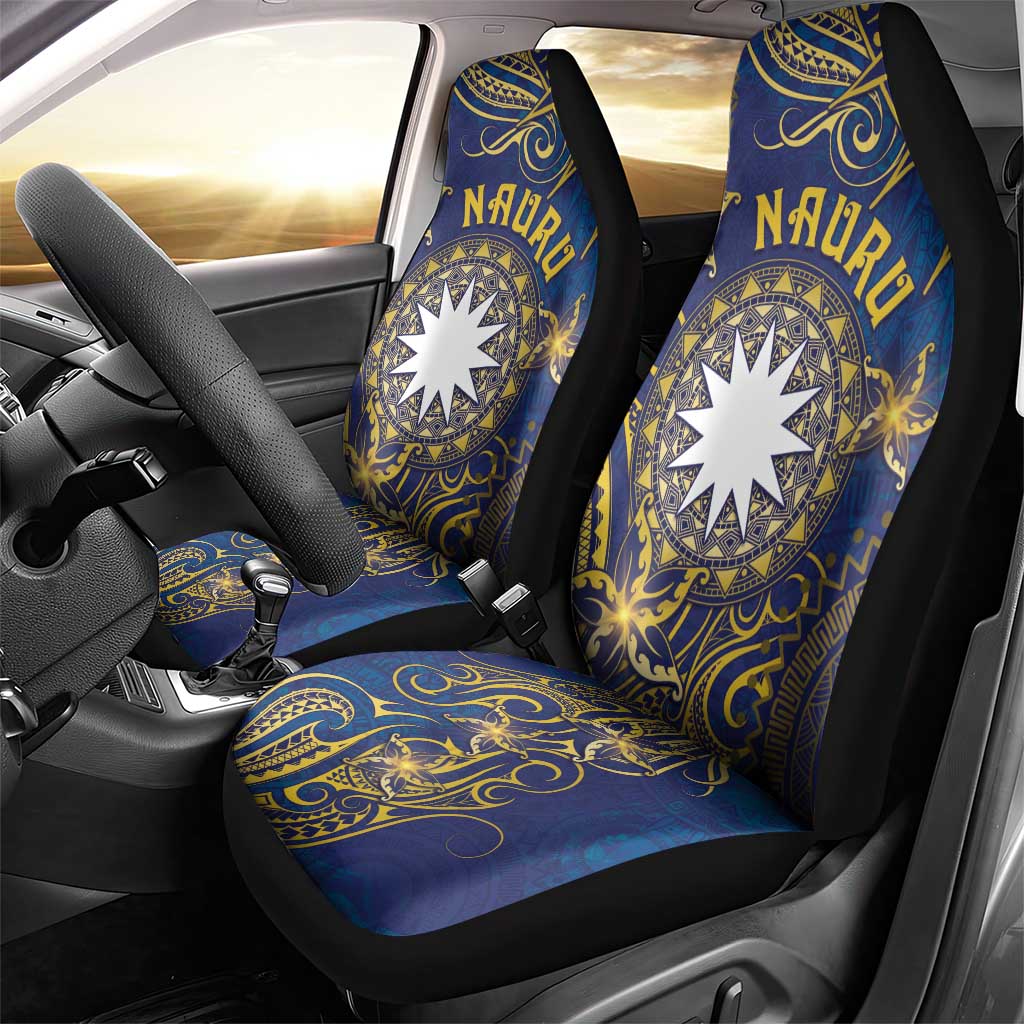 Nauru Car Seat Cover Hibiscus Polynesian Tribal Pattern DT05 - Polynesian Pride