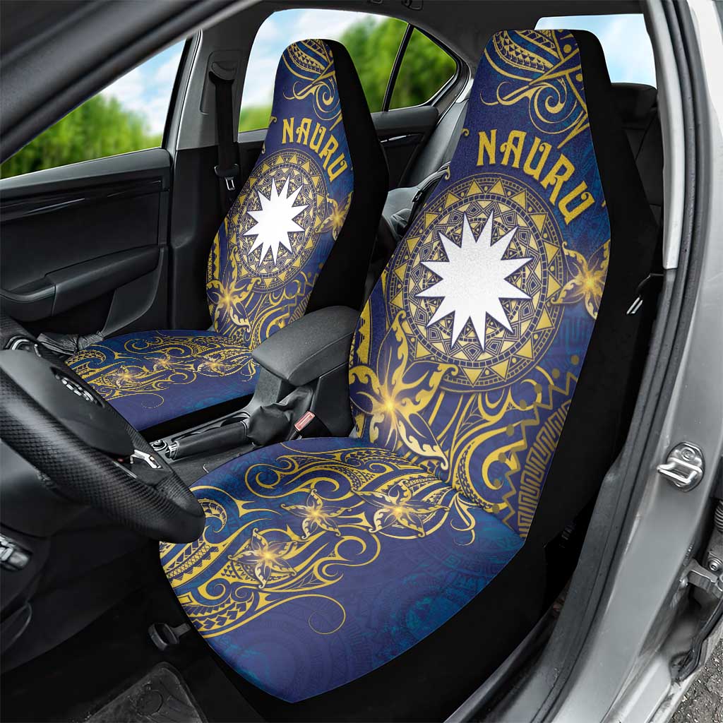 Nauru Car Seat Cover Hibiscus Polynesian Tribal Pattern DT05 - Polynesian Pride