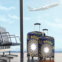 Nauru Luggage Cover Hibiscus Polynesian Tribal Pattern DT05 - Polynesian Pride