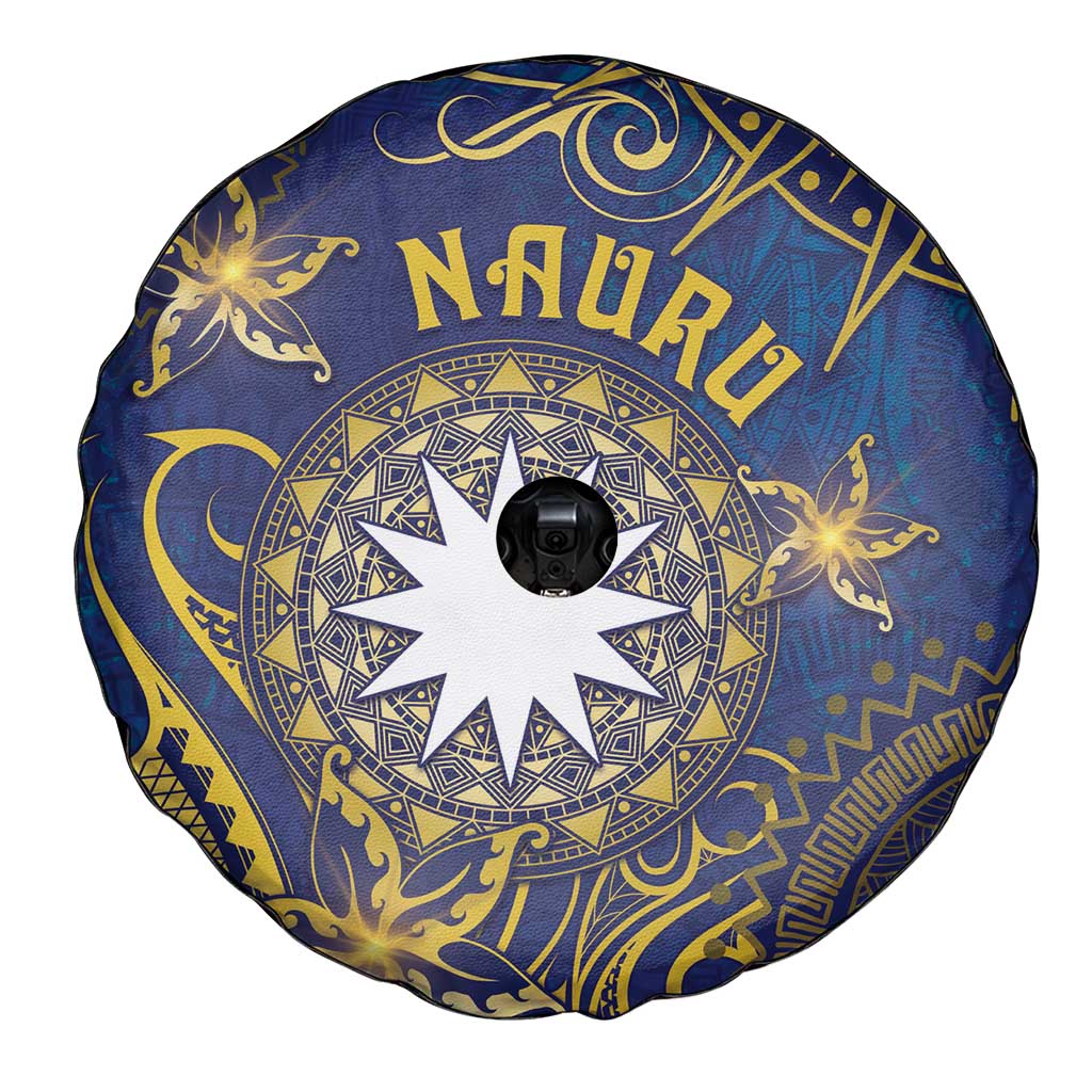 Nauru Spare Tire Cover Hibiscus Polynesian Tribal Pattern DT05 - Polynesian Pride