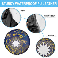 Nauru Spare Tire Cover Hibiscus Polynesian Tribal Pattern DT05 - Polynesian Pride