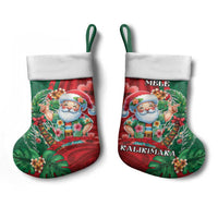 Hawaii Christmas Stocking Mele Kalikimaka Funny Hawaiian Santa DT05 - Polynesian Pride