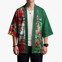 Hawaii Christmas Kimono Mele Kalikimaka Funny Hawaiian Santa DT05 - Polynesian Pride