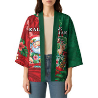 Hawaii Christmas Kimono Mele Kalikimaka Funny Hawaiian Santa DT05 - Polynesian Pride