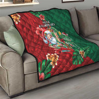 Hawaii Christmas Quilt Mele Kalikimaka Funny Hawaiian Santa DT05 - Polynesian Pride