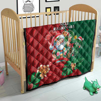 Hawaii Christmas Quilt Mele Kalikimaka Funny Hawaiian Santa DT05 - Polynesian Pride