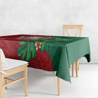 Hawaii Christmas Tablecloth Mele Kalikimaka Funny Hawaiian Santa DT05 - Polynesian Pride