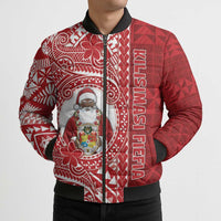 Tonga Christmas Bomber Puffer Jacket Kilisimasi Fiefia DT05 - Polynesian Pride