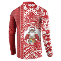 Tonga Christmas Button Sweatshirt Kilisimasi Fiefia DT05 - Polynesian Pride