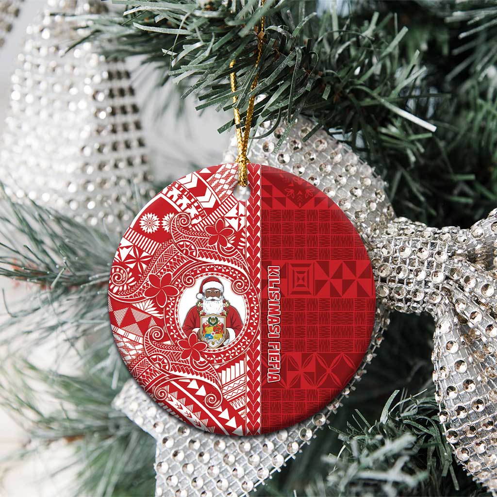 Tonga Christmas Ceramic Ornament Kilisimasi Fiefia DT05 - Polynesian Pride