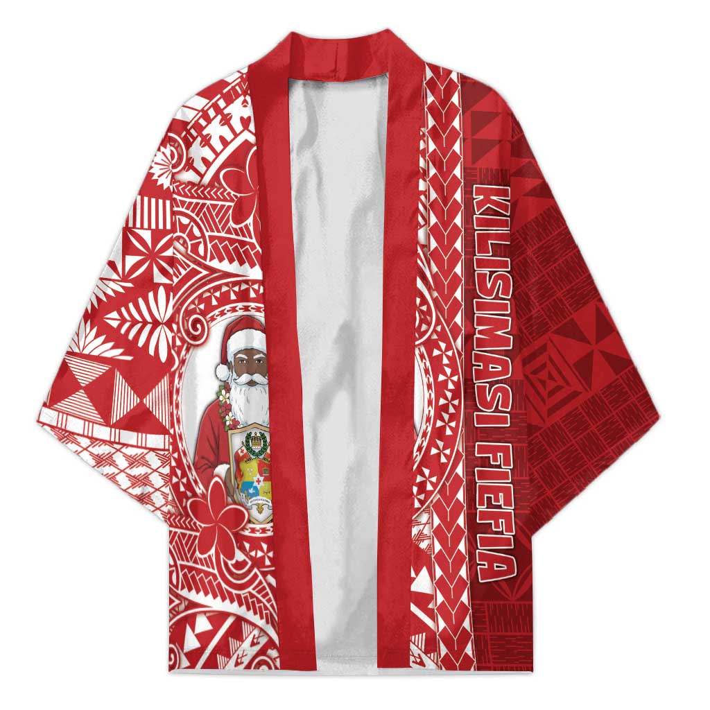 Tonga Christmas Kimono Kilisimasi Fiefia DT05 Unisex Red - Polynesian Pride