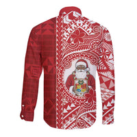 Tonga Christmas Long Sleeve Button Shirt Kilisimasi Fiefia DT05 - Polynesian Pride
