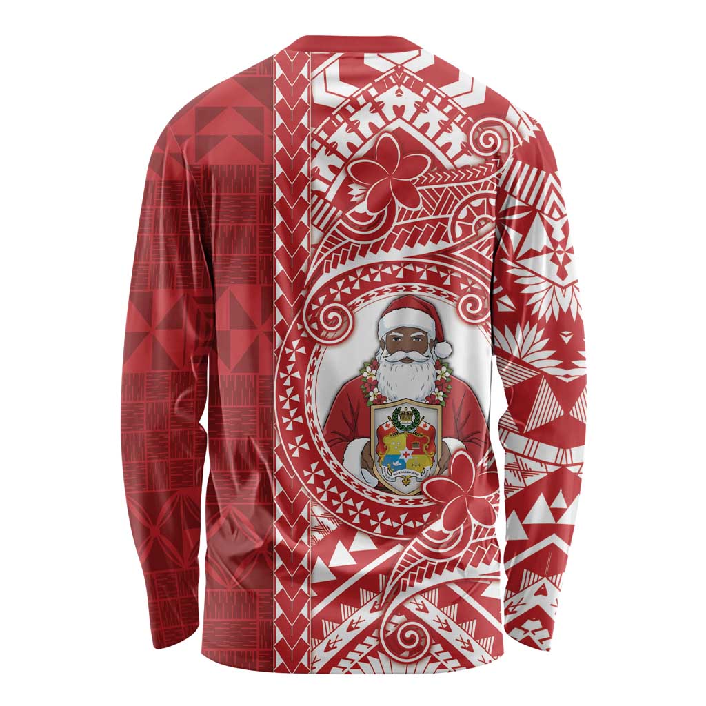 Tonga Christmas Long Sleeve Shirt Kilisimasi Fiefia DT05 - Polynesian Pride